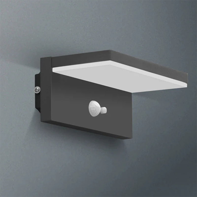 17329 IP54 Dusk to Dawn Solar-Außenwandleuchte LED-Laterne