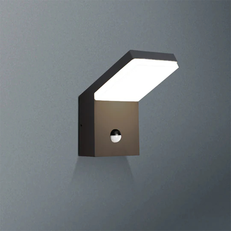 19217 IP54 18W 1800Lm Grau/Weiß/Schwarz LED-Außenwandleuchten mit Bewegungsmelder