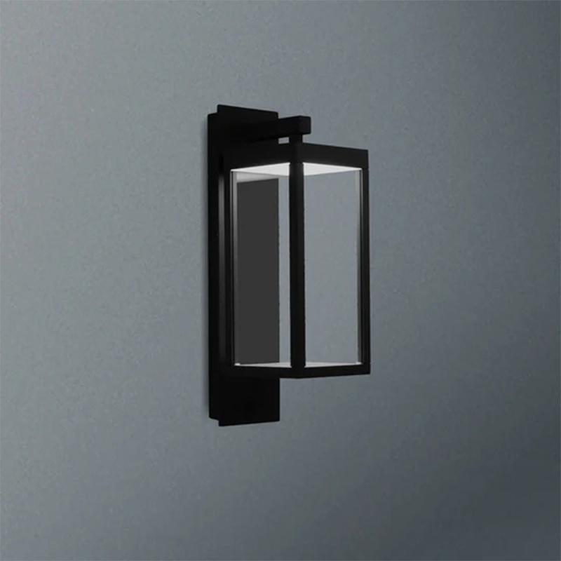 22559 Außeneingangsleuchte für den Innenhof, LED-Licht mit Aluminiumlaterne, Tag- und Nachtsensor für die Veranda
