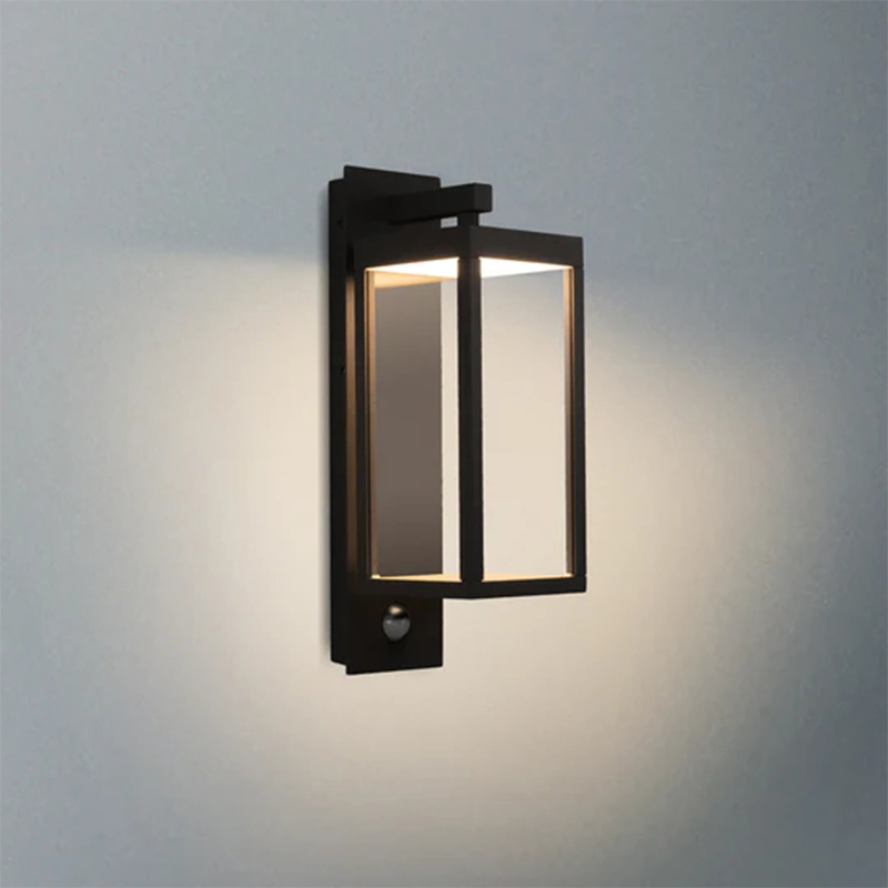 22529 IP54 13W 750Lm LED Schwarz/Weiß/Grau Tag/Nacht-Sensor-Außenwandleuchte