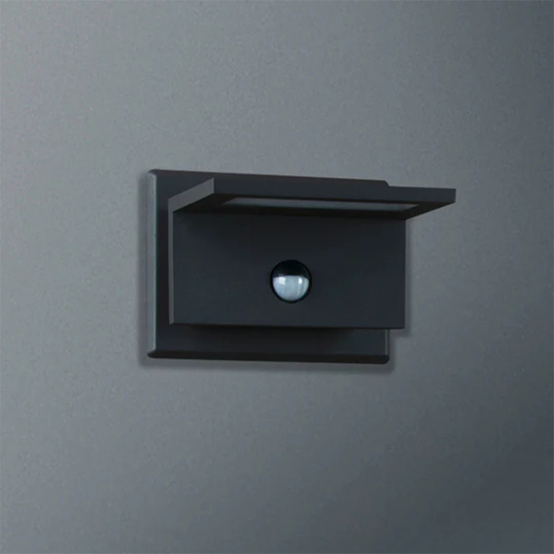 17309 LED Schwarz/Silber/Weiß IP54 10W 680Lm Außenwandleuchte
